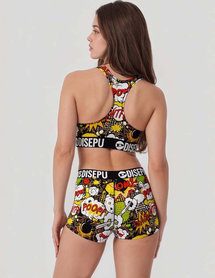 Womens Sports Bra And Shorts