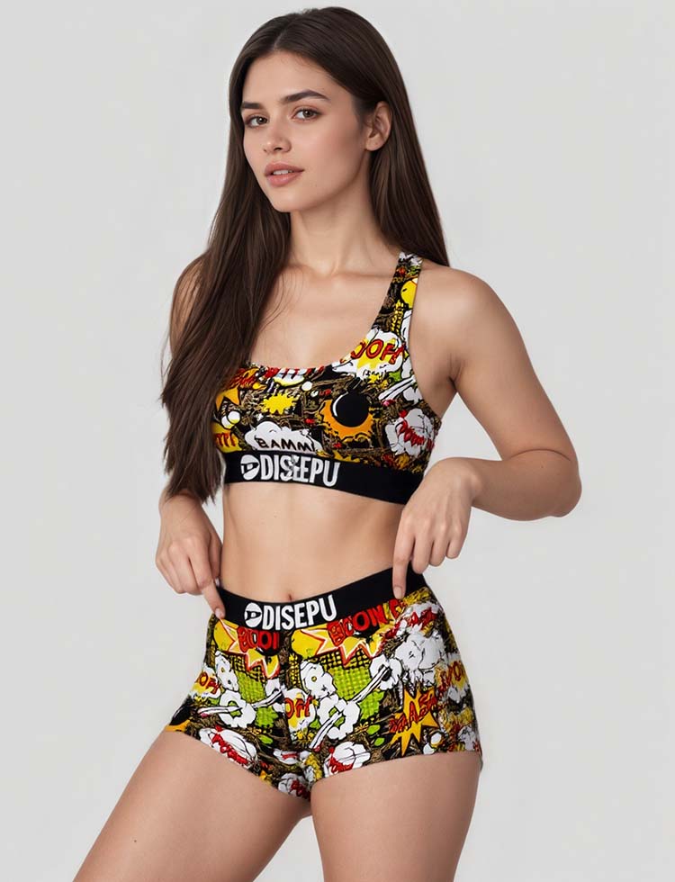 Womens Sports Bra And Shorts