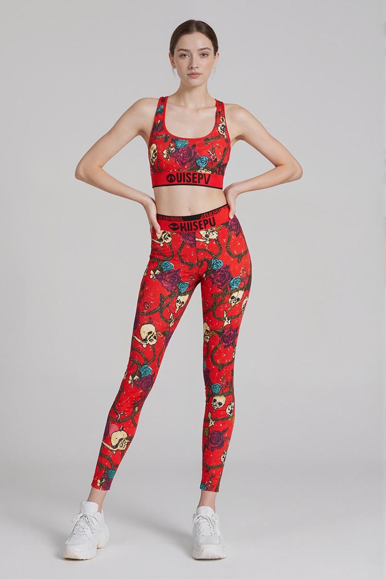 Red Rose Legging Set